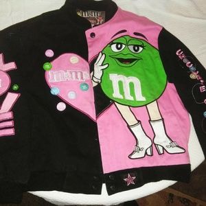 Girls Green M&M Chocolate Lovers Jacket